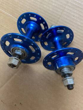 Gt04130 Suzue 36h Blue Vintage Bmx High Flange Hubs