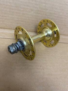 Gt04159 Suzue Gold 36h High Flange Vintage Bmx Front Hub