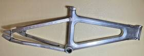 Jr0207 Technique Vintage 20 Inch Junior Bmx Aluminum Race Frame Old Mid School Nos
