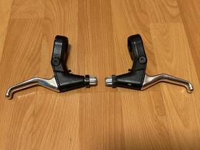 375ag Tektro Vintage Rbp V-type Brake Lever Set Silver Black 90s Mtb 375a V Brakes
