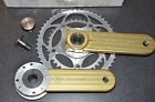 172.5 Training Octalink Shimano Gold Chainrings Powercranks Crankset