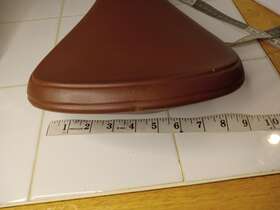 4204713 Troxel Euc Vintage Bike Saddle Padded Seat Moscow Tn 1981 Made In Usa