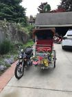 Unbranded Rickshaw Motorized Indonesia Bekcak Antique Summer Fun Moped Sidecar