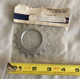 St-16001602 United Bicucle Parts New In Package - Bicycle 16t Threaded Cog Nw E-16 Bike Part