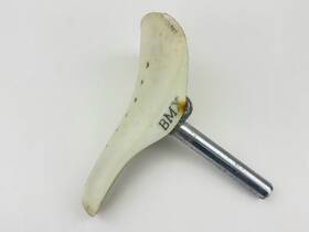 Vl-116 Velo Vintage Old School Bmx Bicycle Seat White Plastic Used Racing