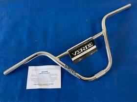 Verde Verde-regent-30 New Chrome Old School Bmx Handlebars Vintage Single Clamp Neck Bars 30 Inch