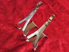 Verma Rare German Riviera Chromed Steel Pedal Toe Clips Nos