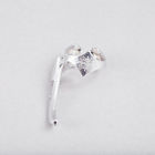 Vintage Campagnolo Road Silver 28.6mm Record Cable Nuovo Gear Clamp 627