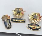 Vintage La Usa Olympics Campagnolo Commemorative Pin Set Cycling Bicycle