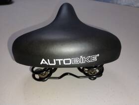 Lark-9301 Vintage Black Bike Saddle Autobike Branded New