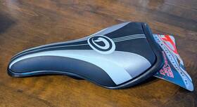 Viscount 68-38-436 Diamond Back Reactor Team Bmx Seat Nos Black Silver White 2984 Old Mid