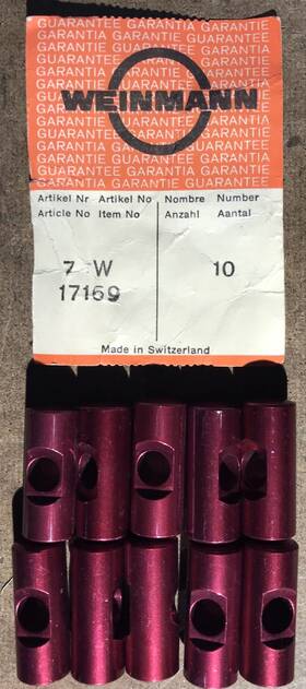 Weinmann 17169 Nos 10pk Of Dot Brake Lever Stud Axle Pivot Item # 7w Purple