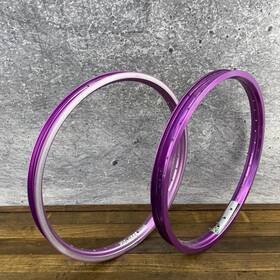 Hl32 Weinmann Bmx Rim Set 36h Hoop Purpl Old School 20 36 Hole Dome Araya Style