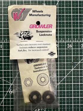 Gr-ln1 Wheels Manufacturing Nos Growler Suspension Locknuts 9.0x1 Front Hubs Usa
