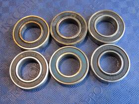 6902 White Industries 3 - Used Sets Of #6902 Steel Cartridge Bearings For Eno Hubs