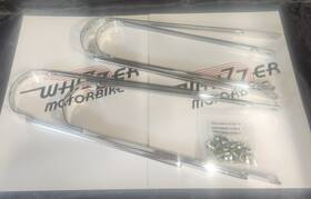 Whizzer 15030c/24 Motorbike New Gen Nos 24 Inch Chrome Fender Brace Set With Hardware