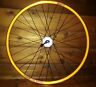 X317 Mavic Vintage Orange Rim Spokes Redline Disc Hub Mtb