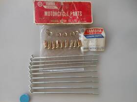 431-25391-90-00 Yamaha Yz360 Mx400 It250 And Many More Rear Spoke Set