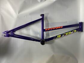 Acy4i28562 Zephyr Vintage Bmx Frame With Dyno Nitro Decals - Purple / Old School Sbs Inc