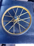 Vintage 1980 Og Schwinn Magalloy Lester Front 20" Yellow Bmx Wheel Scrambler. Fixed Price $119.99.