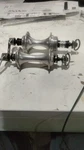 Vintage Zeus New Racer Hub Set -36 Hole Quick Release Levers Included. Fixed Price $150.00.