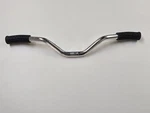 1980S Powerlite Powerbend Mini Handlebars Chrome A'me Grips Os Bmx. Fixed Price $84.95.