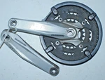 Shimano Crankset Silver Black 175MM 42/32/22T FC-M430/431 Jis Hybrid Usa Shipper. Fixed Price $77.92.