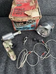 Vtg Sears Solid State Bicycle Generator Set 6 Volt 3-WATT Headlight Tail. Fixed Price $29.00.