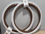 New! Hutch Bmx Freestyle Tire Set Pair (2) White 20" 1.75" Trick Star Judge. Fixed Price $150.00.