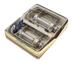 Campagnolo Nuovo Record Strada Road Bike Pedals 9/16" Chrome Steel Vintage 1037. Fixed Price $219.95.