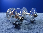 Campagnolo High Flange Front And Rear Hub Set Vintage Campy Nos Bearings. Fixed Price $125.00.