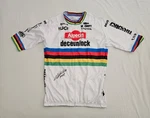 Mathieu Van Der Poel Signed 2024 World Champion Cycling Jersey Team Alpecin. Fixed Price $399.99.