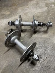 Suzue Front & Rear Hubs 36H High Flange Alloy Finish Forged Quick Release Pair. Fixed Price $119.95.
