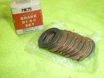 Nos NIC75 Genuine Brake Disc Set New Unused. Fixed Price $16.00.