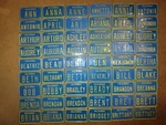 1970'S California Mini Metal Name Bike / Pedal Car License Plate Sign Tag. Fixed Price $5.95.