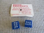 Nos Blue Radkaps 80 Bmx Freestyle Steve Veltman's Valve Caps Covers. Fixed Price $85.00.