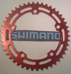 Shimano Bmx / Ss 45T X130BCD Red Chainring-new Nos Vintage- W-cut Teeth. Fixed Price $79.99.