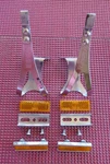 1970'S Schwinn Paramount Christophe Special Toe Clips And Cibie Pedal Reflectors. Fixed Price $20.00.