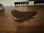 Vintage Adga Chatillonnaise 28A French Cycling Bicycle Leather Saddle Seat. Fixed Price $34.51.