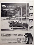 1959 Kelly-springfield Tires Print Ad Celebrity Tailfin Convertible Car Bridge. Fixed Price $16.77.