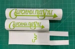 Cw California Freestyle Green On White Bmx Padset. Fixed Price $55.00.