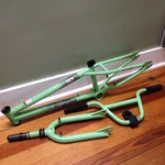 Green Diamondback Joker Bmx Bike Frame Set Mid School Steel Freestyle Park 20. Fixed Price $75.00.