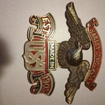 One Vintage 1979-80 Original Brass Harley-davidson Sissy-bar Eagle Emblem.. Fixed Price $55.00.