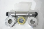 CAMPAGNOLO#4131 1970'S Super Record British 1.37X 24THREAD Titanium Track Bb Set. Fixed Price $340.00.