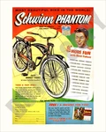 1950S Schwinn Phantom Bike Magazine Order Form Promo Ad 8X10 Photo. Fixed Price $14.99.