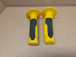 Vintage Motorcycle Grip Msr Malcom Smith Racing Handlebar Yellow Black. Fixed Price $10.00.