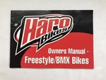 Haro Bikes Owners Manual Freestyle Bmx Vintage Paper Cover Booklet. Fixed Price $22.50.