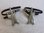 Viintage Pair Of Shimano PD-A550 Pedals Toe Clips And Straps. Fixed Price $60.00.