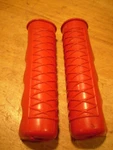 Nos Red Vintage Bicycle Handlebar Grips Schwinn Monark Higgins Columbia & #b. Fixed Price $25.00.