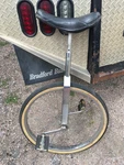 Vintage Schwinn 24" Unicycle Chrome Original Saddle & Tire Chicago. Fixed Price $179.00.